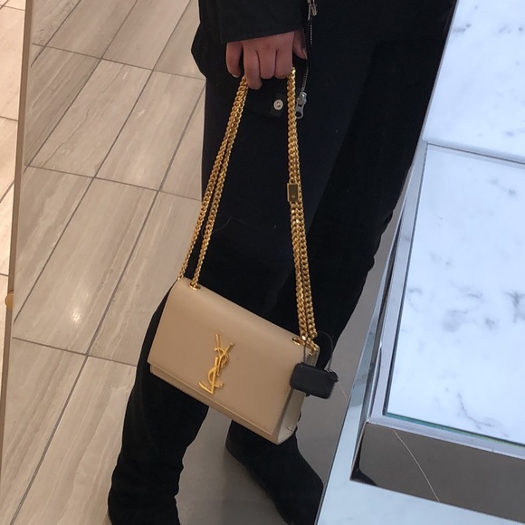 YSL New Small Kate Nude Bag - Picture 11 of 13